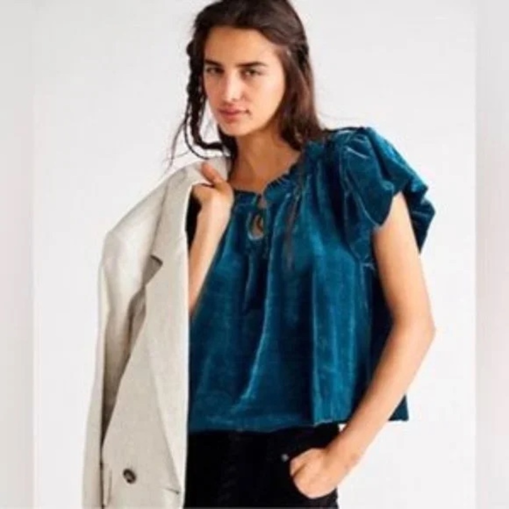 Free People Real Velvet Top
